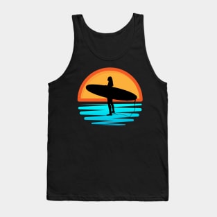 SURFER GIRL ON SUNSET Tank Top